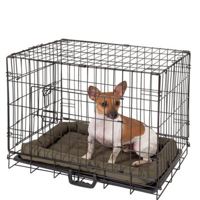 China Wholesale Easily Assembled Puppy Metal Kennels Stainless Steel Carrier Training Kennel Cages For Dogs for sale