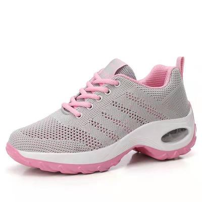 China Breathable Fashion Design Walking Outdoor Sports Shoes Womens Breathable Air Fashion Sneakers for sale