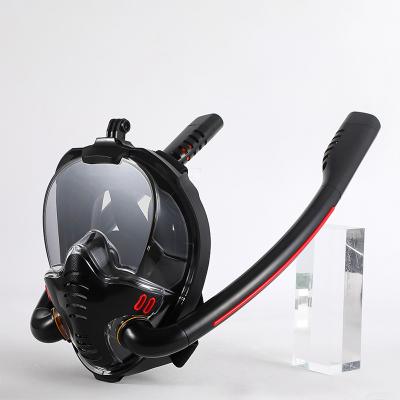 China Adult Diving Mask Snorkeling Mask Kids Swimming Mask Anti Fog Double Tube Full Underwater Breathing Apparatus for sale