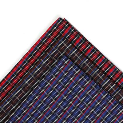 China Wholesale High Quality Fabric Cotton Plaid Shirt Fabric Shrink-Resistant for sale