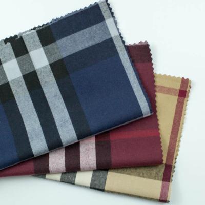 China Tear-resistant Shirts Fabric Fabric Textiles Wholesale Flannel Fabric for sale