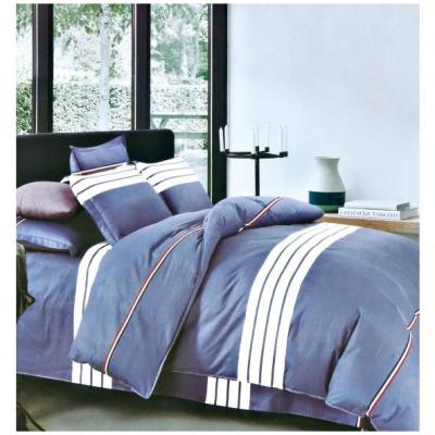 China Anti-Static Home Textiles 100% Cotton Fabric Bed Sheets Water Washed Bedding Set for sale