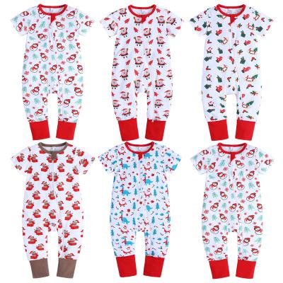 China Boys Girls Breathable Christmas Clothes Set Long Sleeve Romper Cartoon Deer Pants Set For Baby Wear for sale