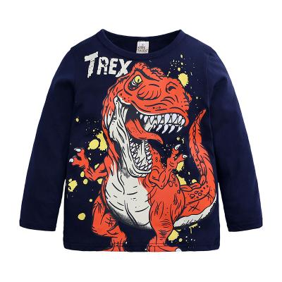 China Sustainable Long Sleeve Cartoon Digital Print Shirt Character Vest Boy Top For Boy for sale