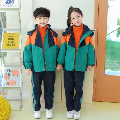 China School Kindergarten Suit Junior High School Suit and Primary School Students Spring and Autumn Three-Piece Suit for sale