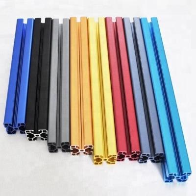 China Building Profiles European Standard 2020 Square T-slot Industrial Aluminum Extrusion Profile for sale