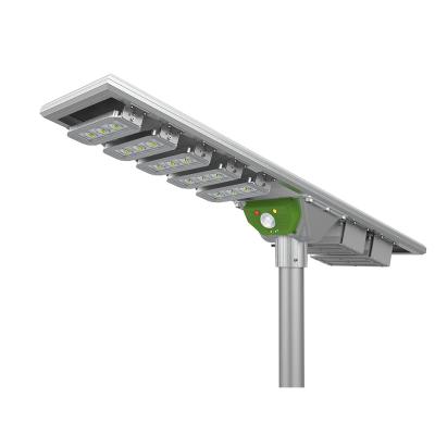 China Urban Street China control waterproof solar powered led street light 30W 40W 50W all in one for road lighting for sale