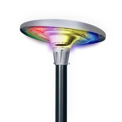 China APP control+Remote Control+14 Million Lighting Color Light Solar Garden Outdoor Led Landscape Waterproof Rgb 360 Angle Ufo Solar Garden Light With Music Rhythm for sale