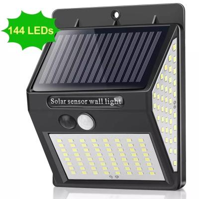 China Residential Factory Outdoor Waterproof Activated Wall Lamp Led Solar Wall Light Motion Sensor Garden Lights For Courtyard Outdoor Lighting for sale