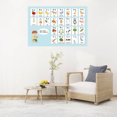 China Waterproof+ECO-Friendly+Self-adhesive DIY Wall Sticker Kids English Alphabet 26 Room Decoration Sticker PVC Decorative Sticker for sale