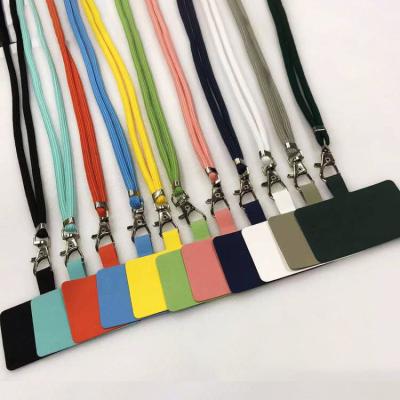 China For Phone/Keys/Dolls etc Universal Neck Strap Hot Selling Adjustable Nylon Braided Cross REWIN - Body Cell Phone Case Lanyard With Patches for sale