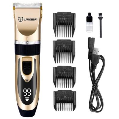 China Good Quality Professional Sustainable Hair Trimmer For Pets For Dogs Cats And Other Animals With LCD Display for sale