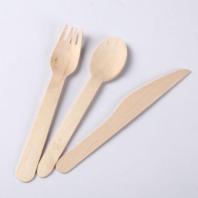 China Biodegradable Disposable Unique Personalized Bamboo Wooden Knife Fork Spoon Cutlery Set Eco-friendly Bamboo Wooden Utensil for sale