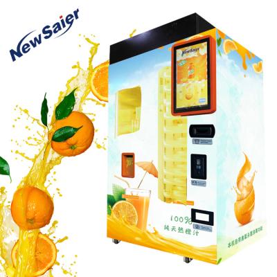 China Coins and Notes acceptors Fresh Automatic intelligent orange juice vending machine for sale