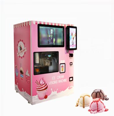 China New research and development custom models Automatic soft ice cream vending machine ice cream maker for sale