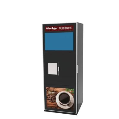 China 24 hours self-service automatic ground coffee vending machine hot cold drink vending for sale