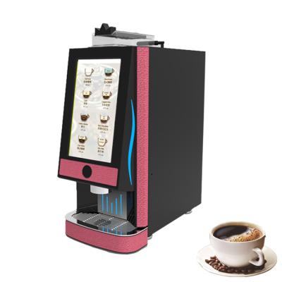 China freshly ground coffee vending machine coin cash credit card payment for sale