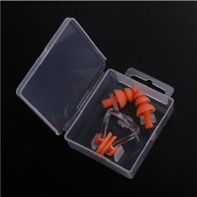 China Silicone Swimming Earplugs Silicone Swimming Ear Plugs Safety Silicone Swimming Earplugs Waterproof Soundproof Ear Plugs With Box for sale