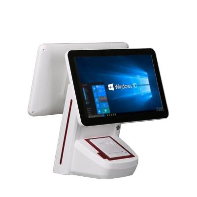 China 1908B I5 8G 256G Touch Screen POS Video Cash Register Terminal Dual All In One POS System 256GB SSD for sale