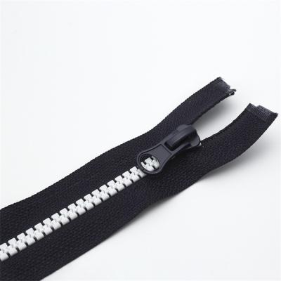 China Other Product List New Clothes Jacket Zipper 5# Open End Resin Zipper On Sale for sale