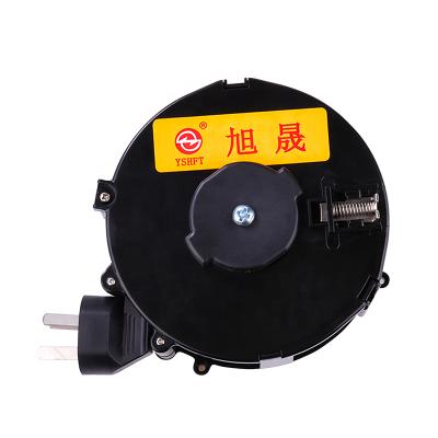 China Industrial Equipment 5m Black 1500w Automatic Retractable Rope Cable Reel With ABS Flame Retardant Material For Industrial Equipment for sale