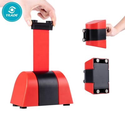 China With Magnet High Quality Plastic Wall Mounted Holder Retractable Belt Barrier With Magnet For Sale for sale