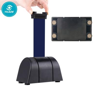 China Wall Mounted Retractable Belt Mount Plastic Rack Good Quality Retractable Barrier For Security 100% for sale