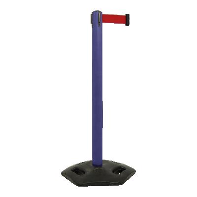 China Custom PVC Color PVC Line Up Plastic Pole Crowd Cafe Traffic Barriers Retractable Belt Covers Rack For Queue Management for sale