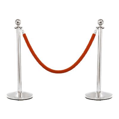 China Airport China Custom Multicolor Velvet Rope Professional Manufacturer For Stainless Steel Barrier Rack for sale