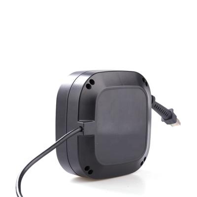 China High Quality Black Consumer Electronics 1.5m USB Automatic Retractable Cable Reel for Consumer Electronics for sale