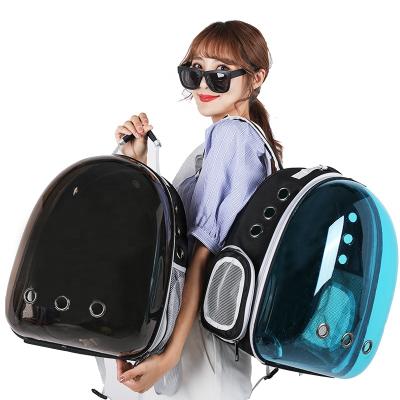 China Japanese Transparent Cat Dog Rabbit Bag Pet Capsule Pet Carrier Backpack Best Breathable for sale