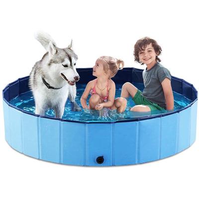 China Viable Cool Summer Funny Pet Bath Pool , PVC Inflatable Dog Pet Pool for sale