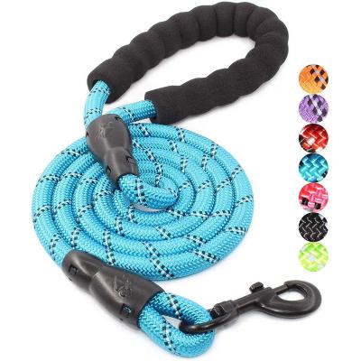 China Large Medium Small Medium Amazonian Dog Walking Rope Detachable Traction Leash EVA Nylon Reflective Spring Explosion-Proof Dog Walking Rope for sale