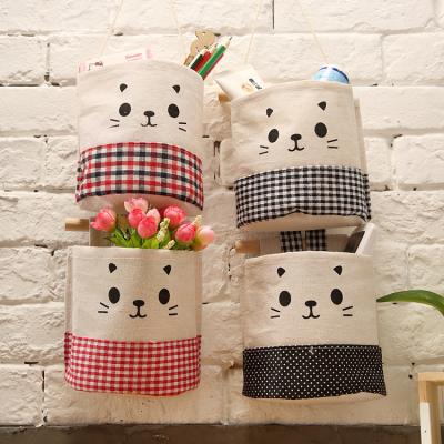 China Viable wardrobe after the door to receive bags hanging bags hanging hanging wall hanging storage bags for sale