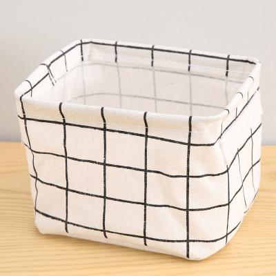 China Home Selling HOT Viable Storage and Folding Geometry Cotton Foldable Weaving Basket for sale