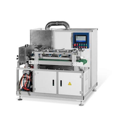 China Factory automatic water-based paint spray vacuum painting machine for wood strip line for sale