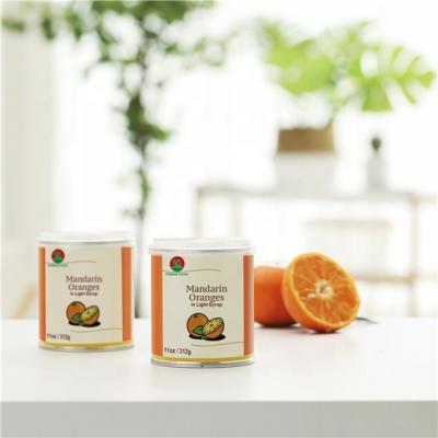 China OEM Factory Direct Canned Satsuma Variety 11oz/312g Canned Fruit Tangerines In Syrup for sale