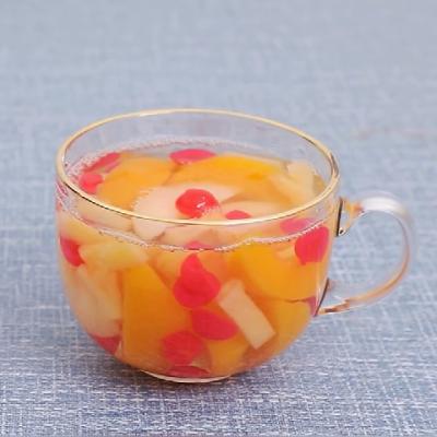 China Canned 8oz (227g) Canned Fruit Pineapple Mixed Fruit Salad In Syrup for sale