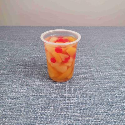 China 567g Canned Food Fruit Cup Canned Fruit Salad In Light Syrup for sale