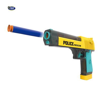 China Electronic Toy 2 In 1 Kindergarten Toy With Sofy Bullet Summer Pistol Children Toys Plastic Water Gun for sale