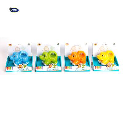 China Eco-friendly material amusement truck cartoon inertia car for children small animal hippo crocodile car toy for sale