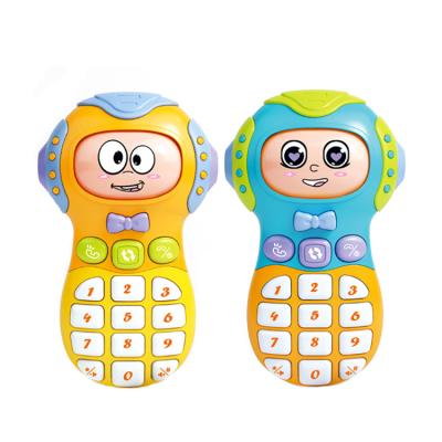 China Multi-function simulation Educational Toy Phones Buttons Musical Electronic Toys Baby Phone 14.00*6.00*19.50 cm for sale