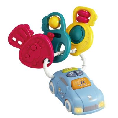 China Baby Toys For Sale Cartoon Car Keys With Lights Music Educational Toys Suitable For Baby Crib Toys 18.00*6.50*21.00cm for sale