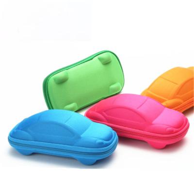 China 2020 Sourceman Sunglasses Popular Children's Car Shape Cute Glasses Case Multicolor Children's Sunglasses Case for sale