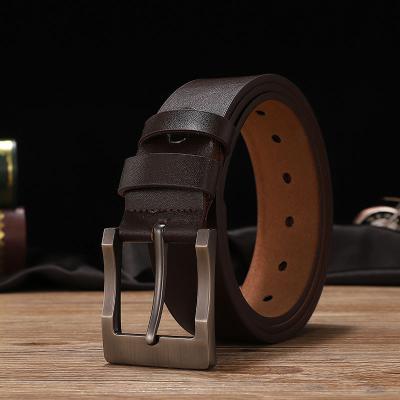 China ALLOY Top grade high quality Pin buckleme custom PU Leather belts leather men belt buckle belts for sale