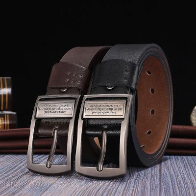 China ALLOY High Quality Fashion Classic and retro Leather Pin Buckle Belt Of Luxury belts leather men for sale