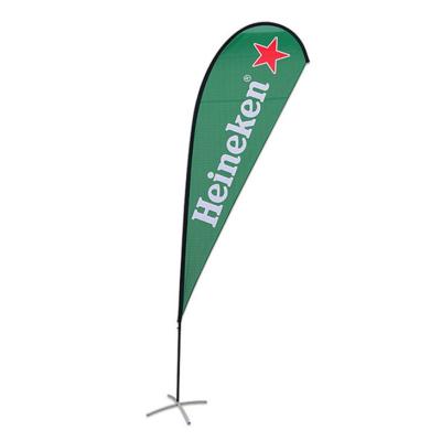 China Tuoye Waterproof Custom Promotional Beach Flag Feather Banne Flag Kit With Ground Spike Teardrop Flags For Sale for sale