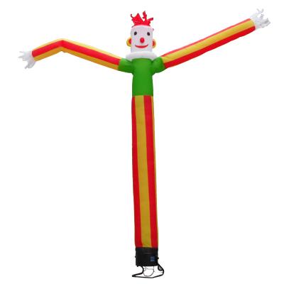 China PVC oxford cloth or PVC tarpaulin waving inflatable tube man. Struggling Arm Announcing Sky Air Puppet - 20 Feet for sale