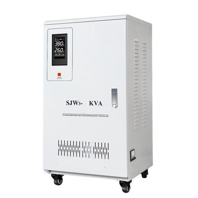 China SVC Green Power SJW-30KVA 3 Phase AC Automatic Voltage Regulators Stabilizers For Industrial Application for sale