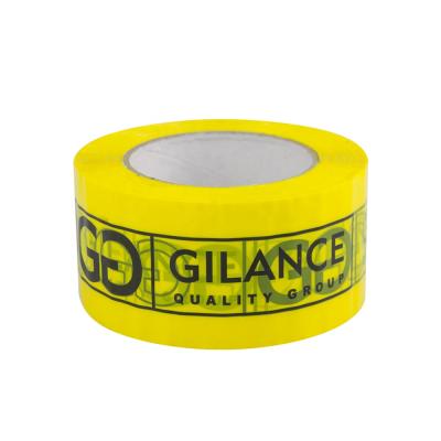 China Waterproof 16 Years Manufacturer Free Samples High Quality Custom Printed Orange Packing Tape for sale